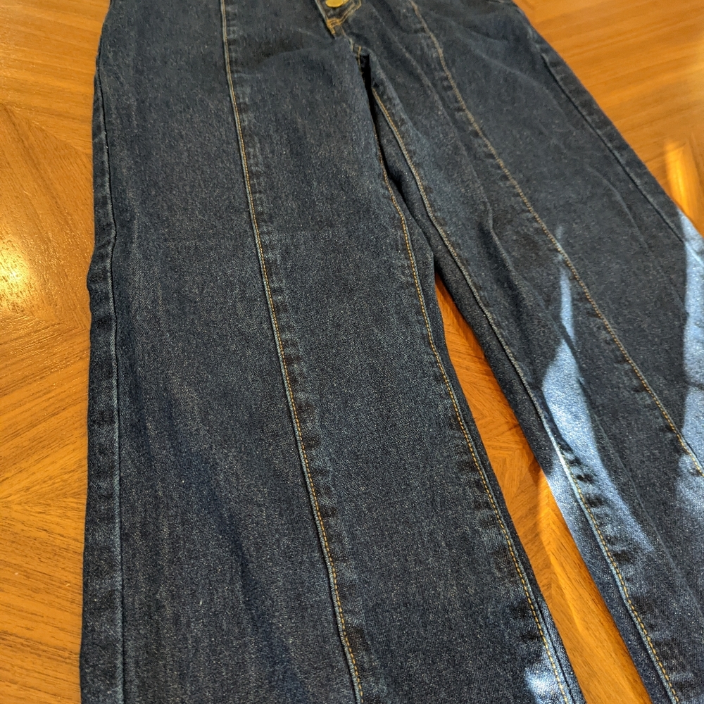 Cider Super High Waist Button Fly Flare Jeans 26 NWOT - Picture 4 of 7